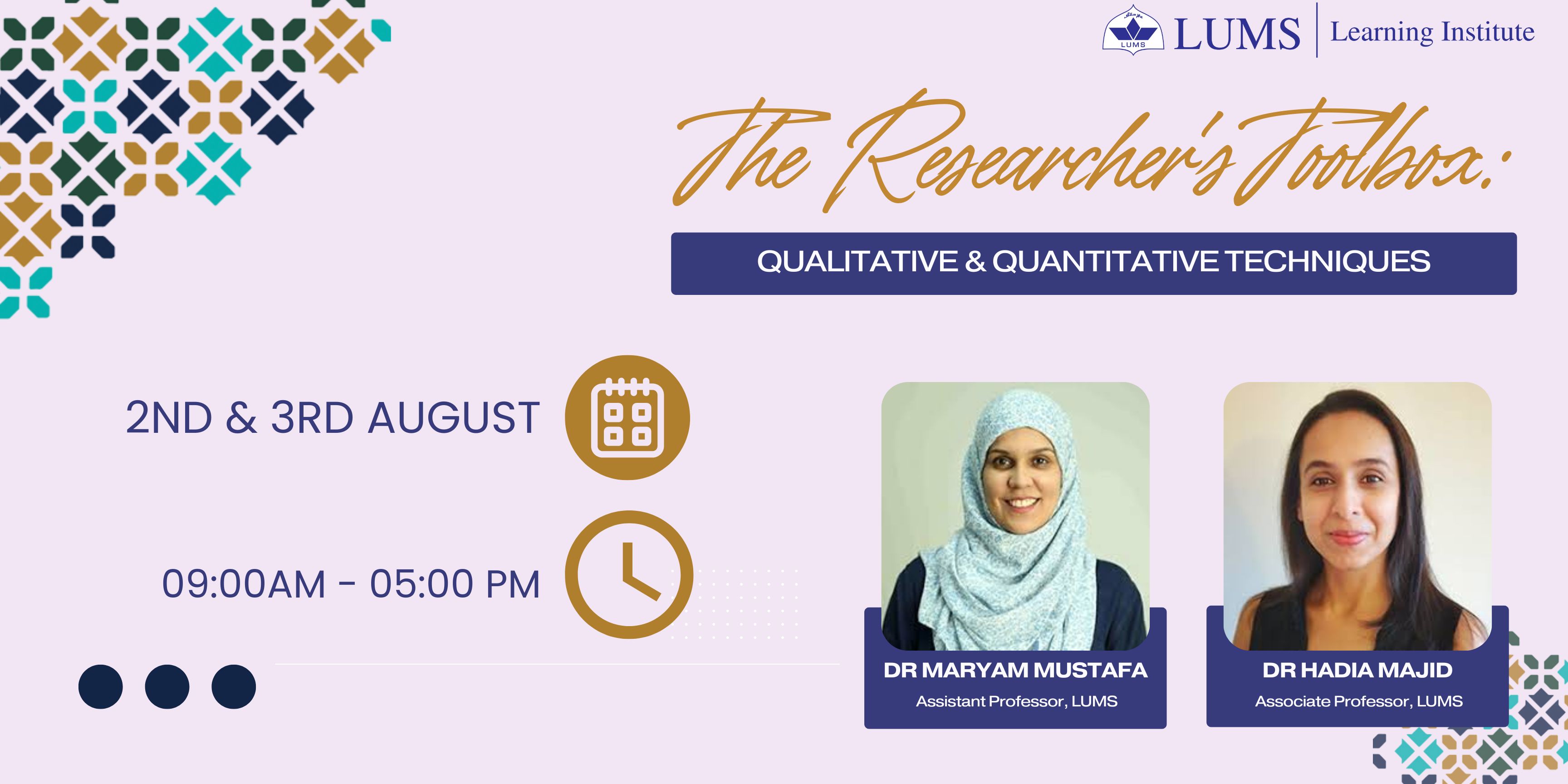 The Researcher's Toolbox